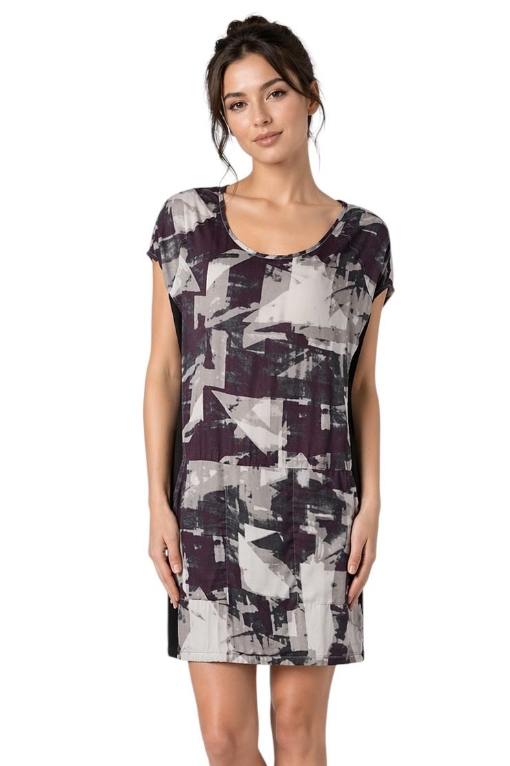 Vila graphical dress