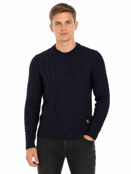 Jack  Jones fu patch knit